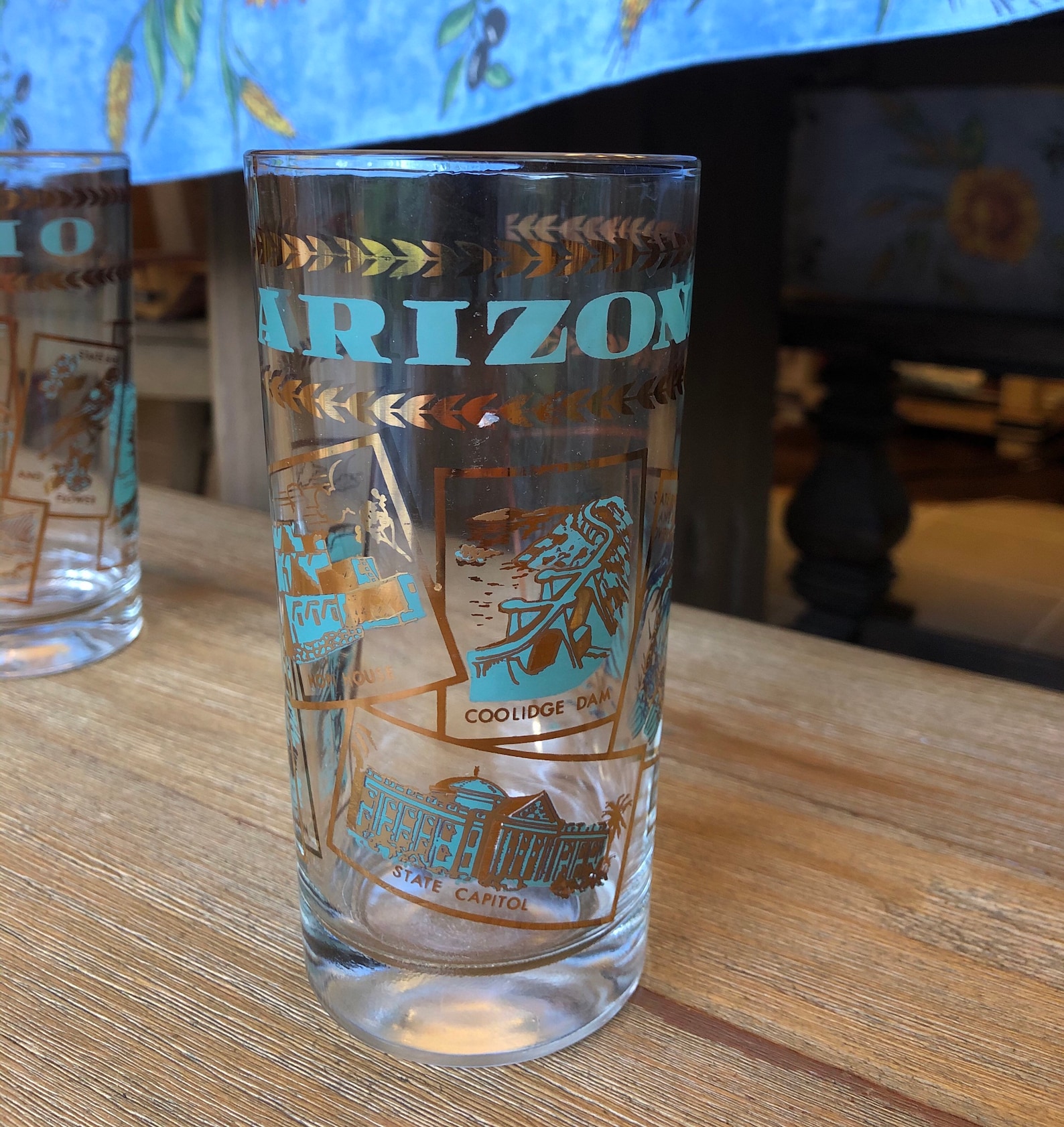 Vintage State Glasses Etsy
