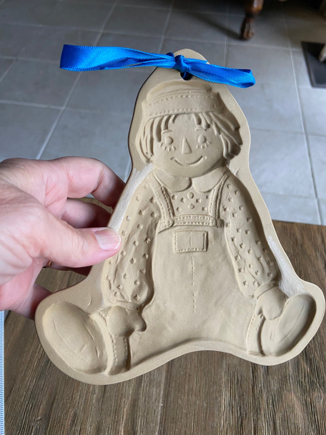 Vintage Raggedy Ann and Andy Clay Cookie Molds 2 Etsy