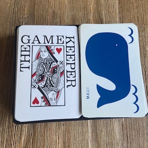 Vintage Maui playing cards
