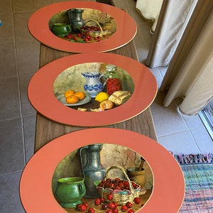Vintage English large placemats