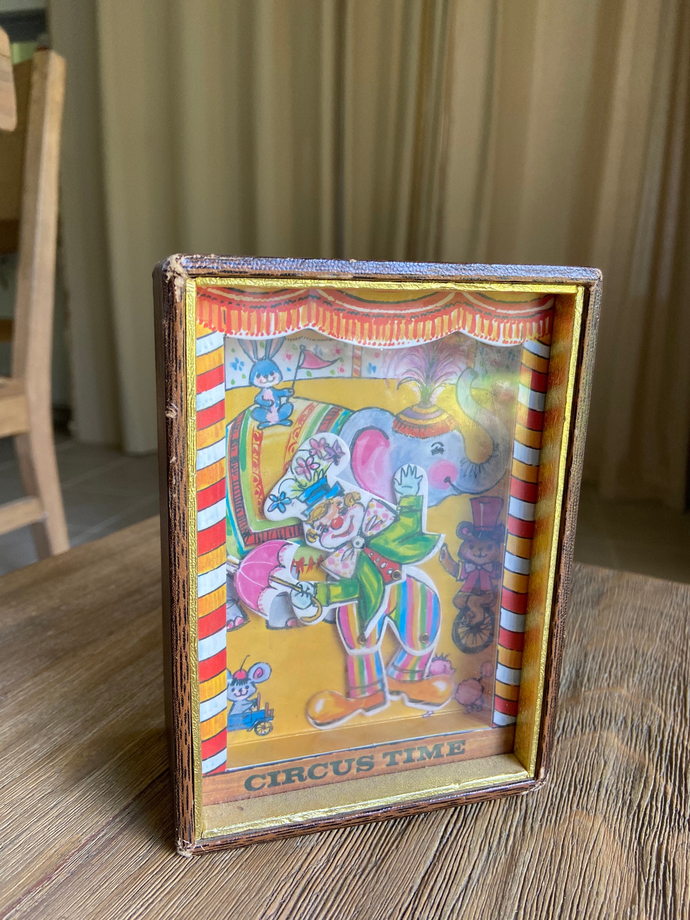 Vintage dancing clown music box Etsy