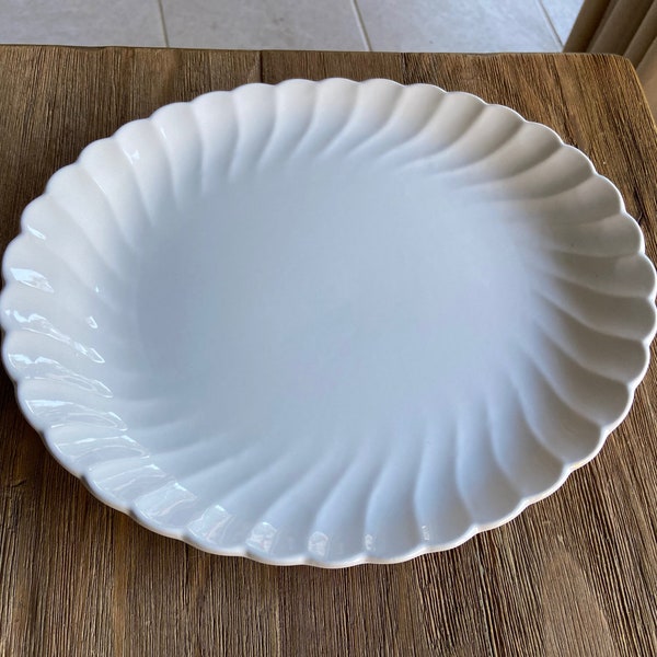 Vintage Salem Swirl ceramic platter