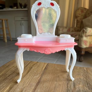 Vintage 1999 Barbie Dollhouse Castle Vanity
