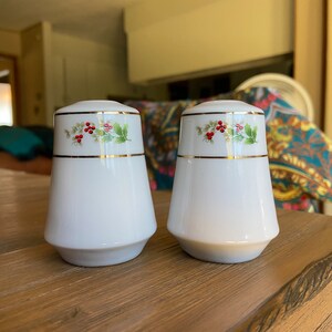 Vintage Christmas salt and pepper shakers