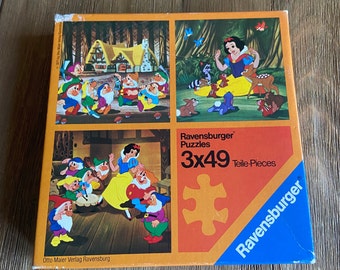 Vintage 1973 Ravensburger Snow White puzzle