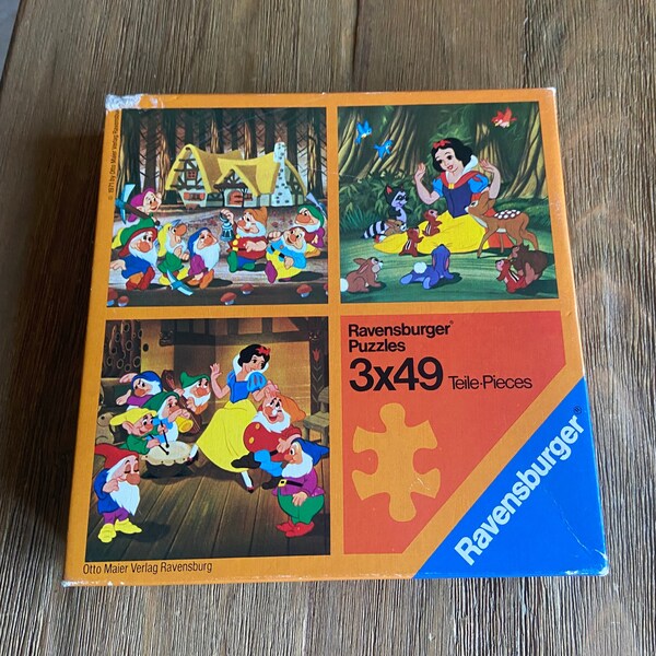 Vintage Ravensburger Puzzles Etsy