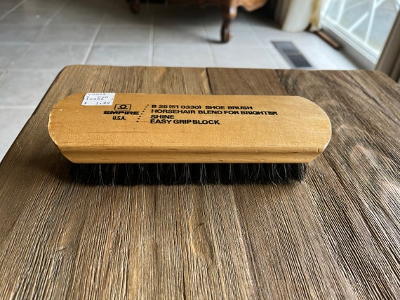 Vintage horse hair brush - image 1