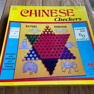 Vintage Chinese checkers