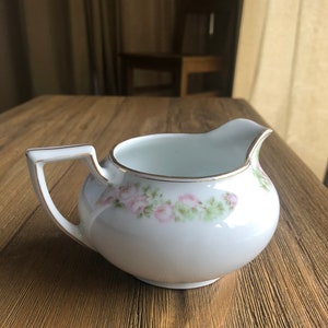 Vintage Rosedale Bavaria floral creamer