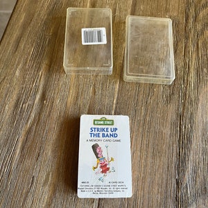Vintage Sesame Street Strike up the Band sealed card game image 4