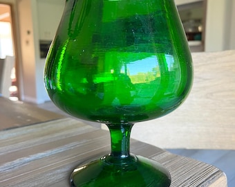 Green Glass vase
