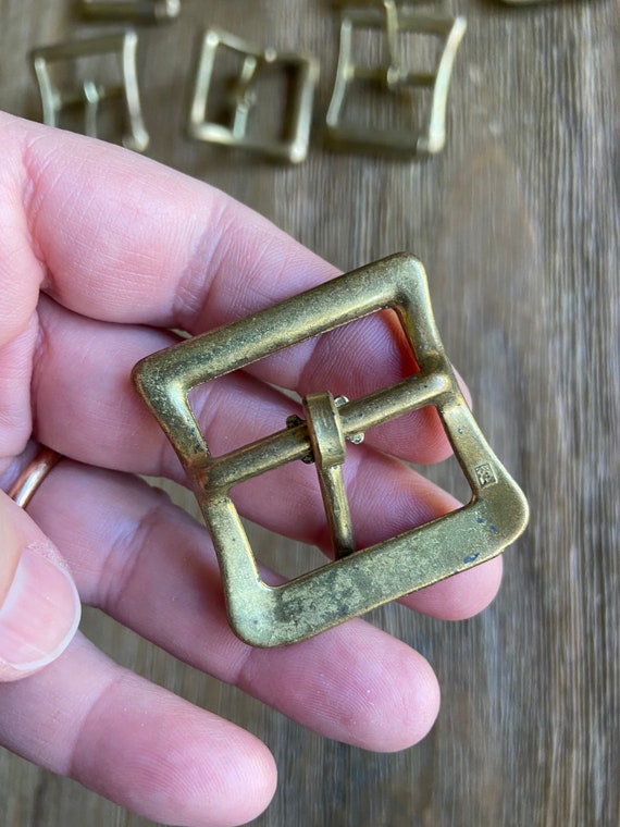 Vintage Brass Belt Buckles 