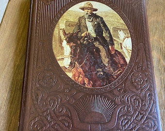Vintage The Gunfighters Time Life leather bound book