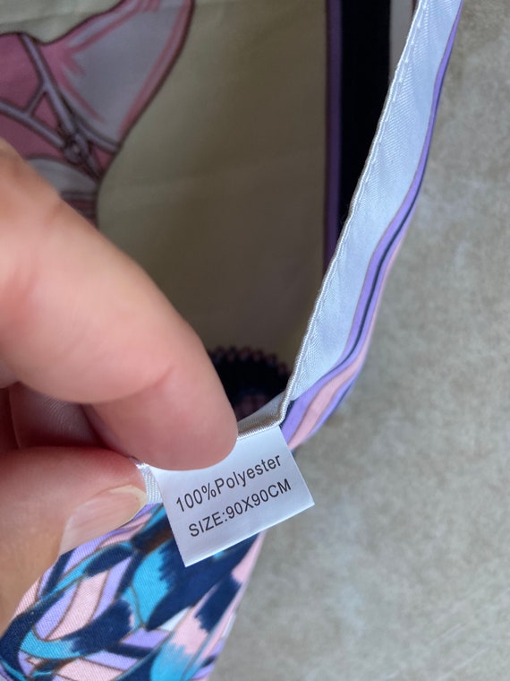 Polyester horse theme scarf - image 6