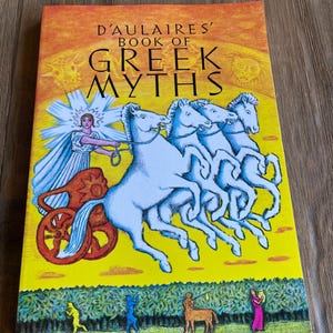 Vintage D’Aulaires’ Greek Mythology Book (soft cover )