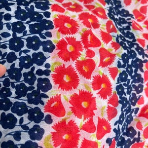 Vintage Floral Japanese scarf