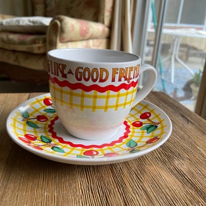 Vintage Mary Engelbreit cup and saucer