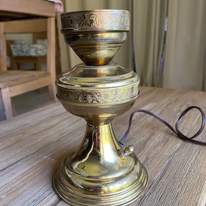Vintage brass desk lamp