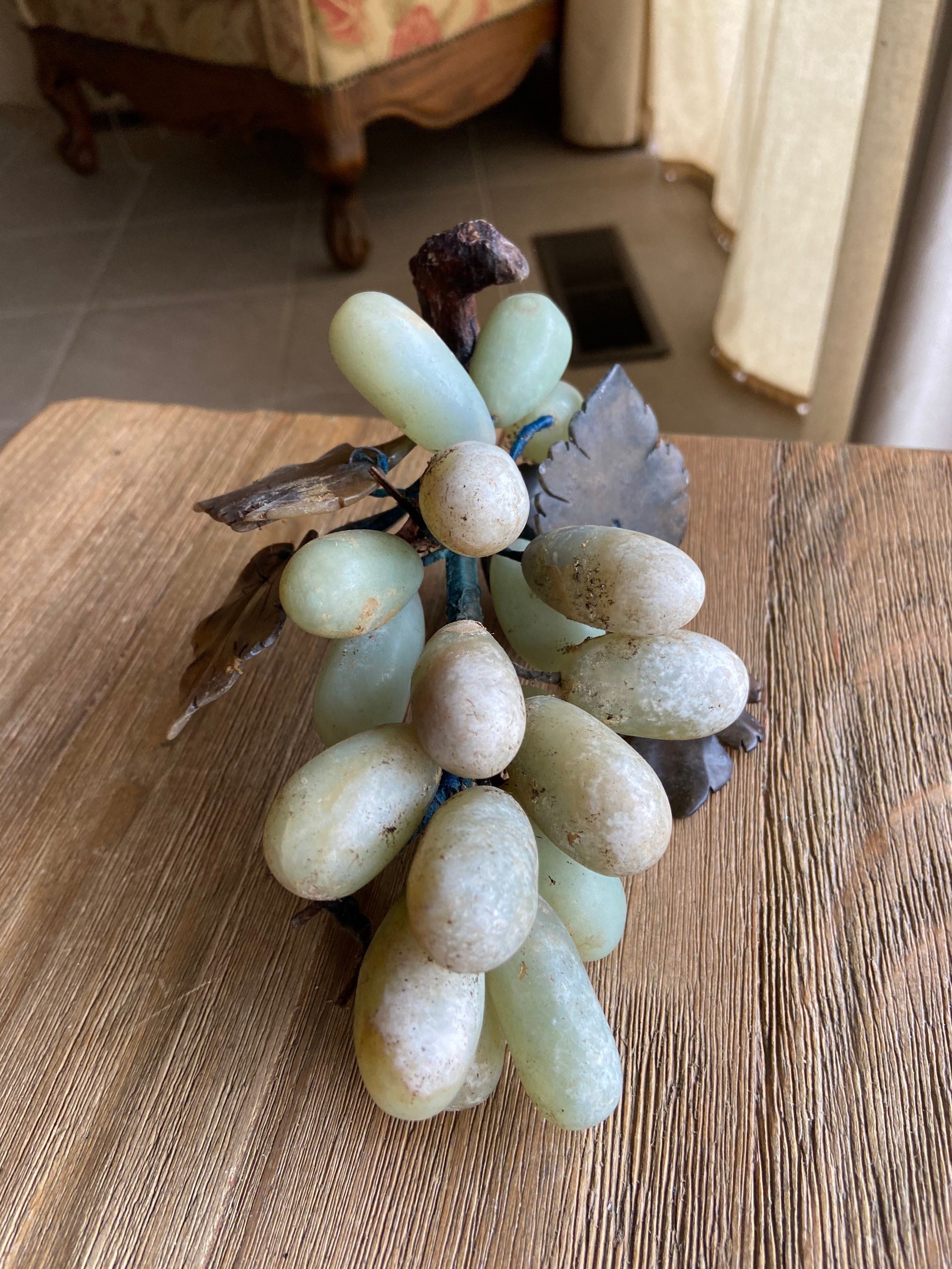 ヴィンテージ　デスク　grape bunch Vintage Stone Grape Bunch Mid Century Decor - Etsy