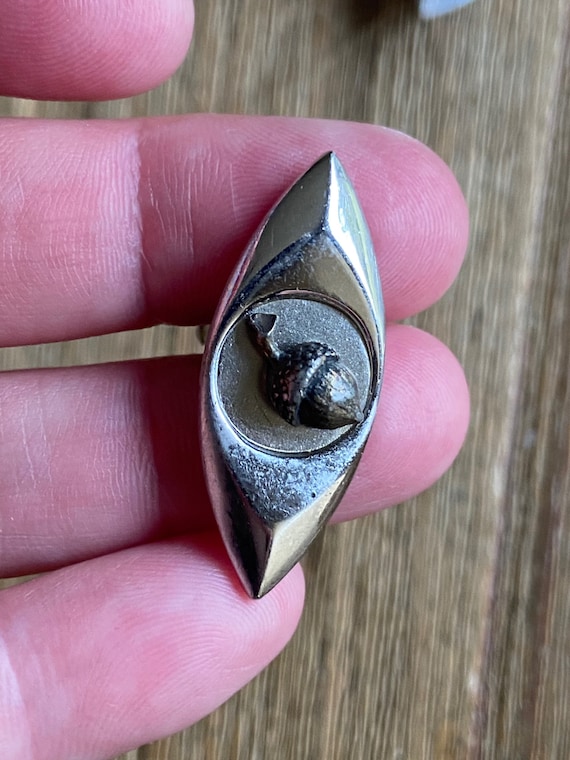 Vintage acorn cuff links