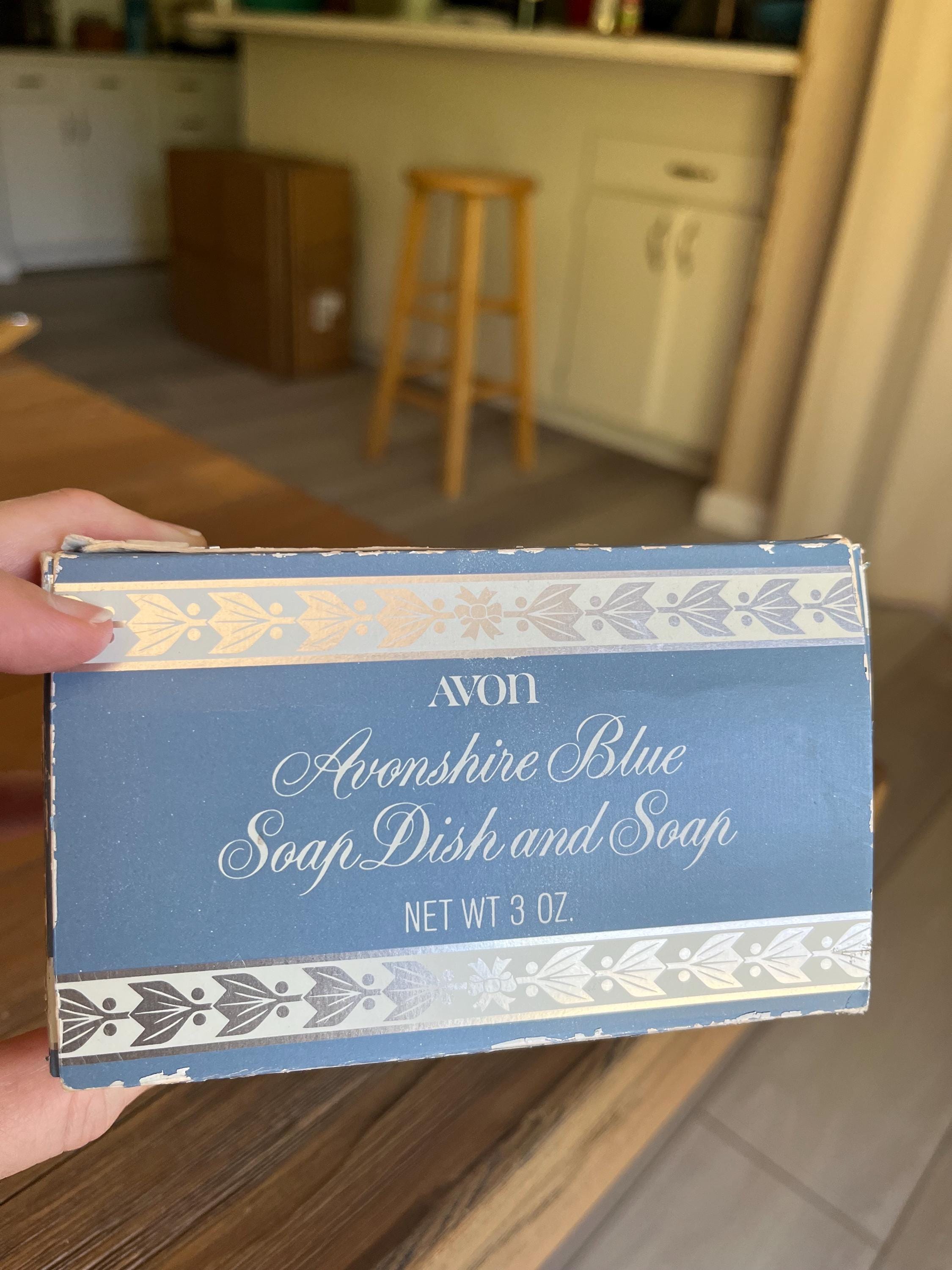 Vintage Avon Avonshire Blue Soap Dish - Etsy