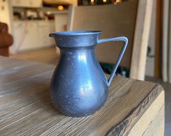 Vintage small Italian pewter pitcher