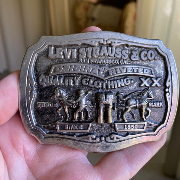 Vintage Levi Strauss belt buckle