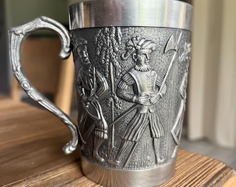 Vintage Mullingar Irish pewter Tankard