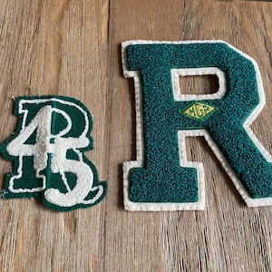 Vintage green patches