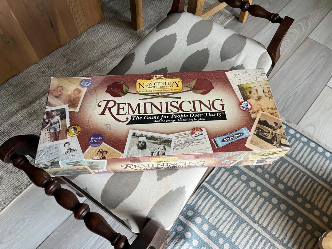 Retro Reminiscing Vintage Reminiscing Game (sealed) - Etsy