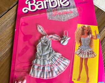 Vtg 1995 Barbie Fashion Gift Set 6 Complete Fashions Mattel #68073