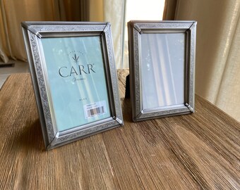 Details about   Carr Frame B & B Photo Picture Satin finish Silver Tone Flowers Hopes & Dreams 