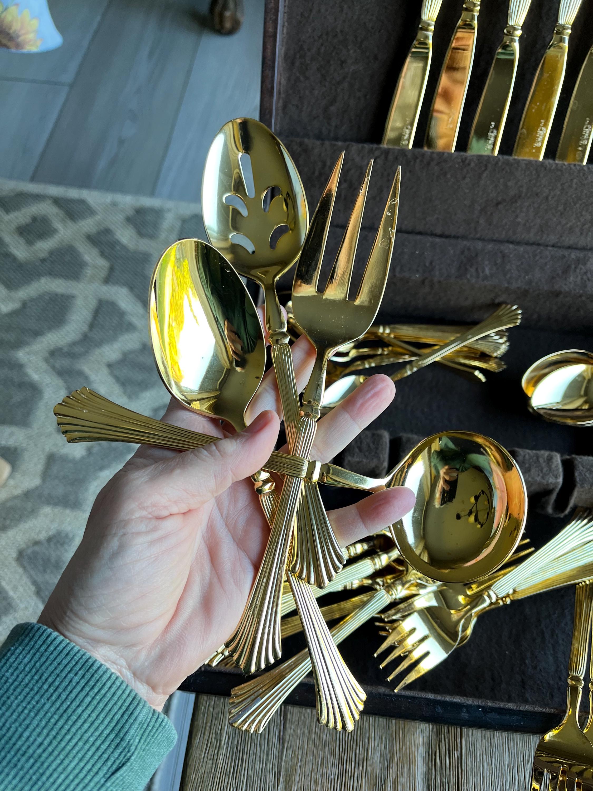 Rogers Gold Plated Flatware
