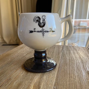 Vintage Caribe Puerto Rico restaurant ware footed mug