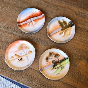 Hand painted mini plates