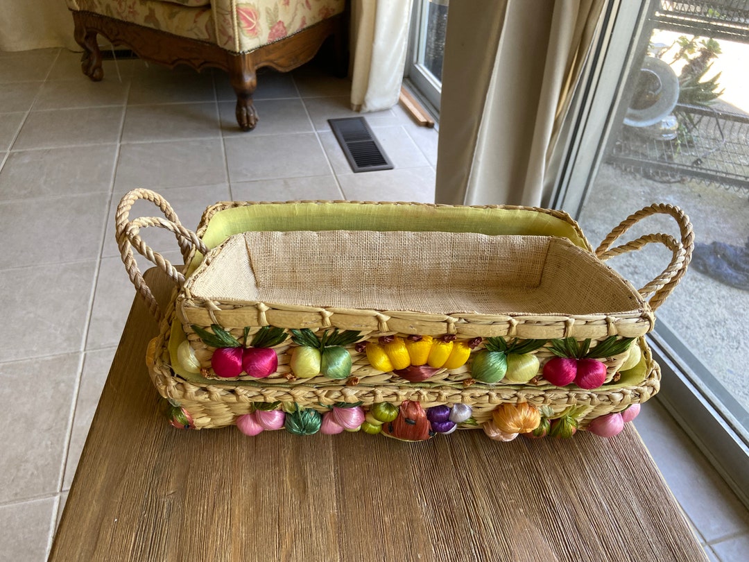 Vintage Fruit Baskets 2 Etsy