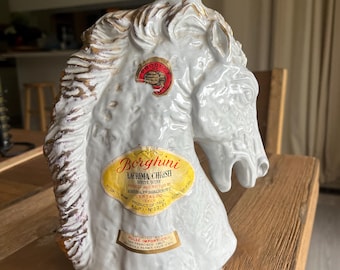 Lacrima Christi/ラクリマ・クリスティヴィンテージ陶器ボトル Vintage Borghini Lacrima, Christi White Wine, Ceramic Bottle