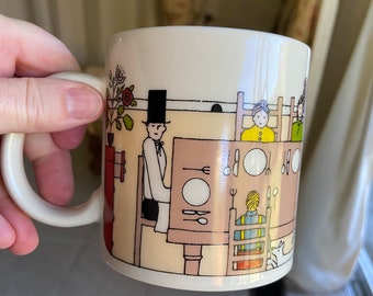 Vintage Taylor NG Family Gathering ceramic mug