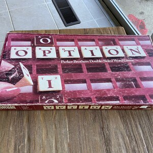 Vintage Option word game
