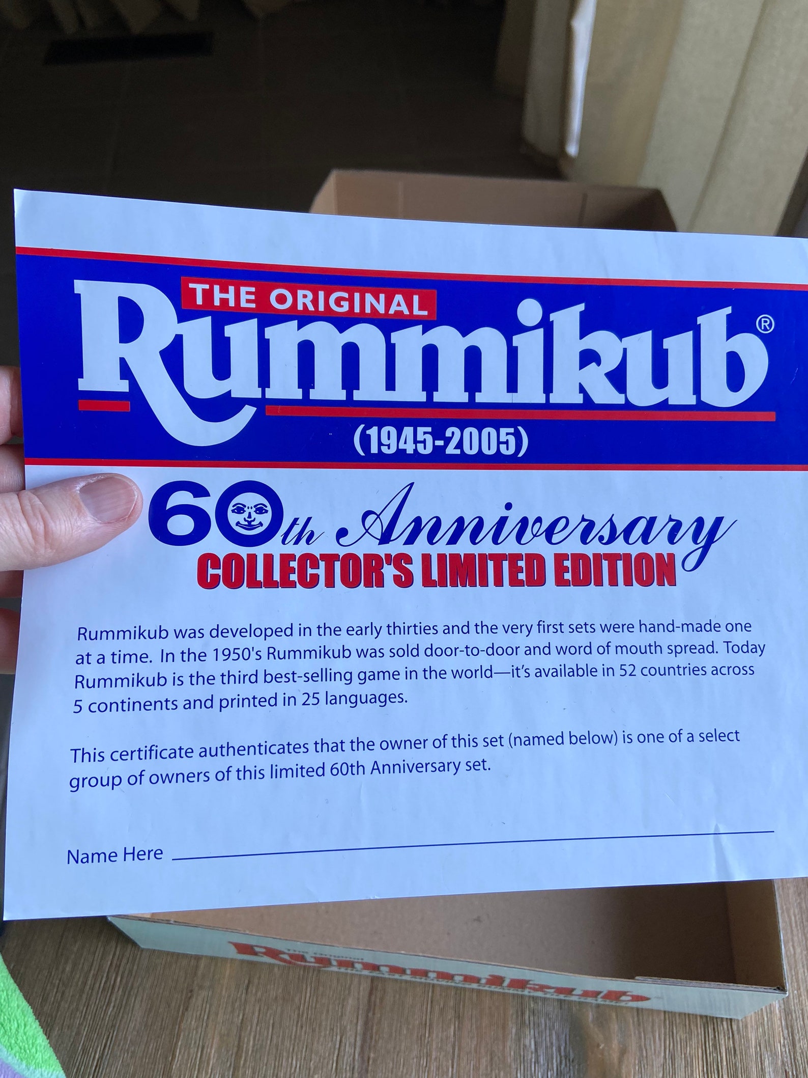 Rummikub 60th Anniversary Edition Etsy