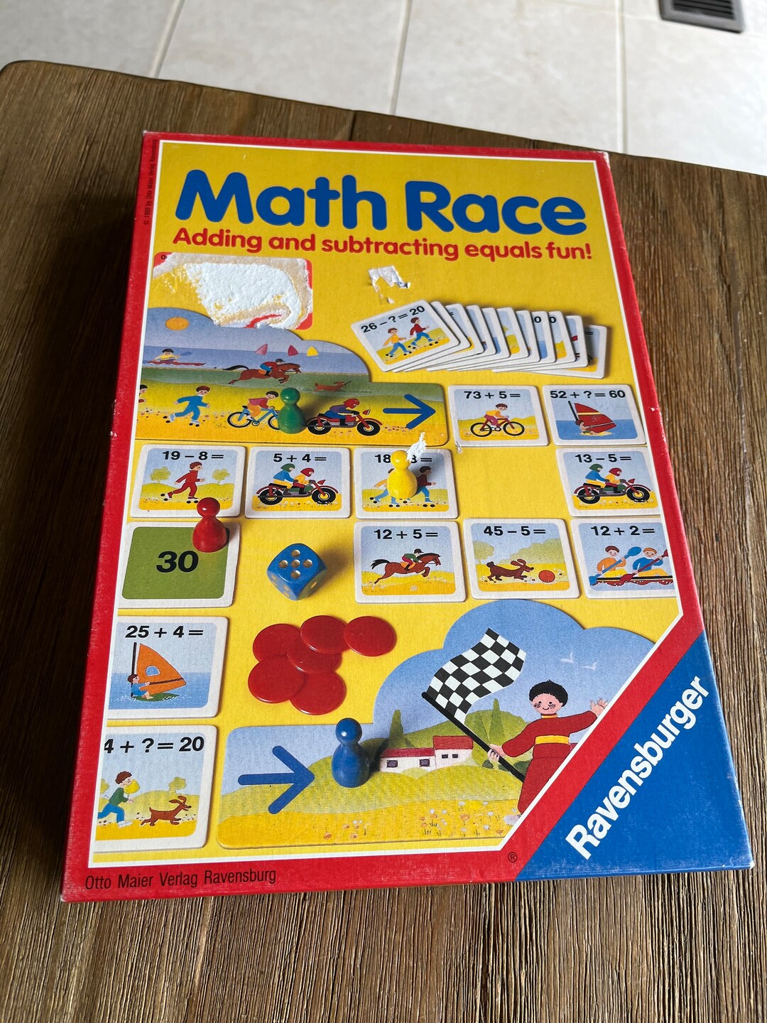 Vintage Ravensburger Math Game - Etsy