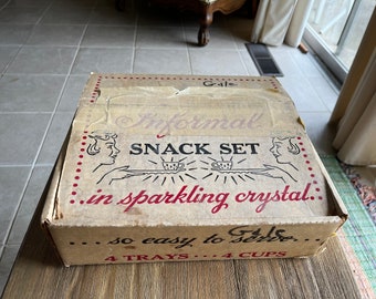 Vintage Snack set in original box