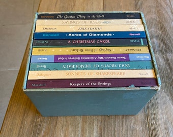 Vintage boxed books set