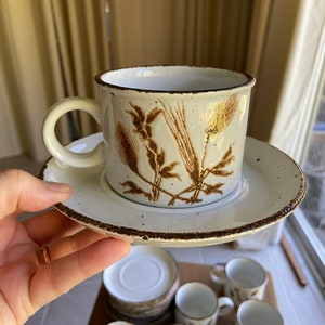 Vintage Stonehenge Midwinter cups and saucers ( 23 pieces )