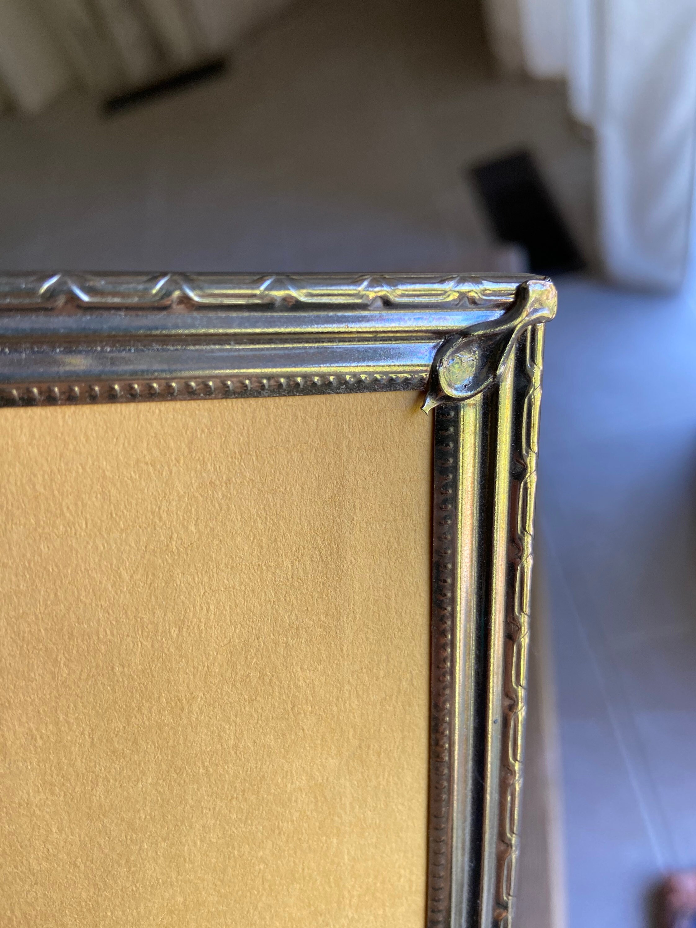 Vintage light picture frame Etsy