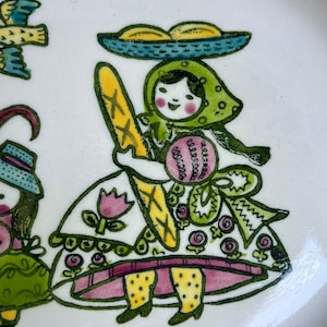 Vintage Happy Time PoppyTrail Metlox platter