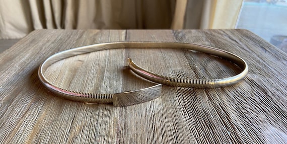 Vintage golden belt Saint Laurent Vintage Belt Early 80s, Golden Belt Eighties  main image 4