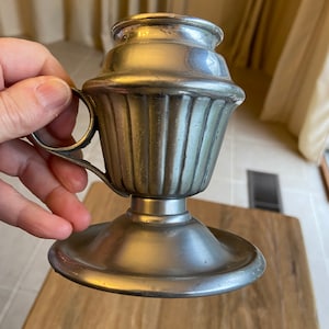 Vintage Hallmark pewter candleholder