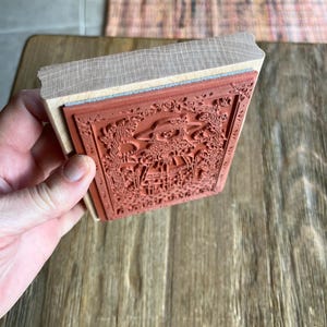 Vintage Thanks a Bunch Block Stamp - Etsy