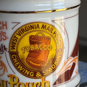 Vintage 1984 the Corner Store Mail Pouch Tobacco Porcelain Mug